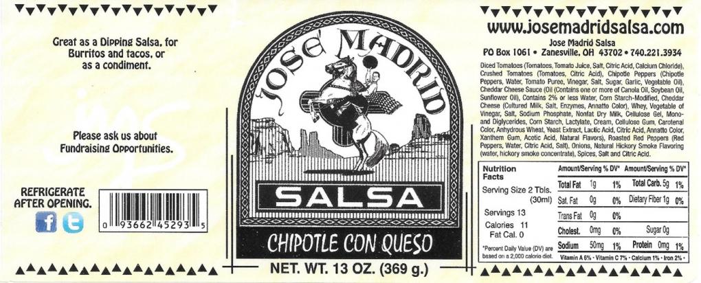 Jose Madrid Snacks — recalled snacks