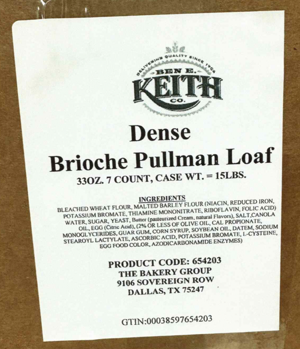 Ben E. Keith, Rodeo Goat, Casa Linda Other food products — recalled other food products