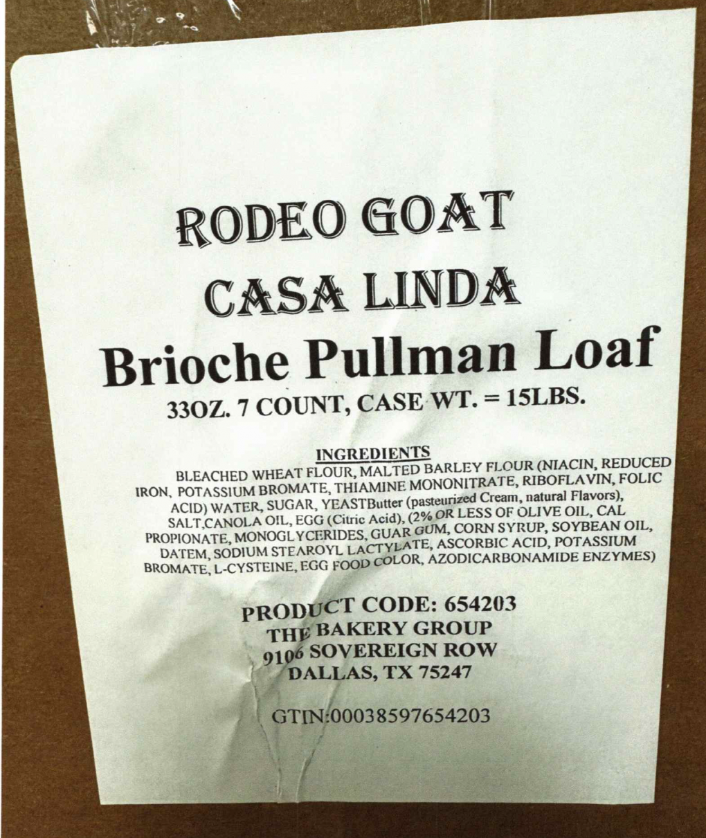 Ben E. Keith, Rodeo Goat, Casa Linda Other food products — recalled other food products (photo 3)