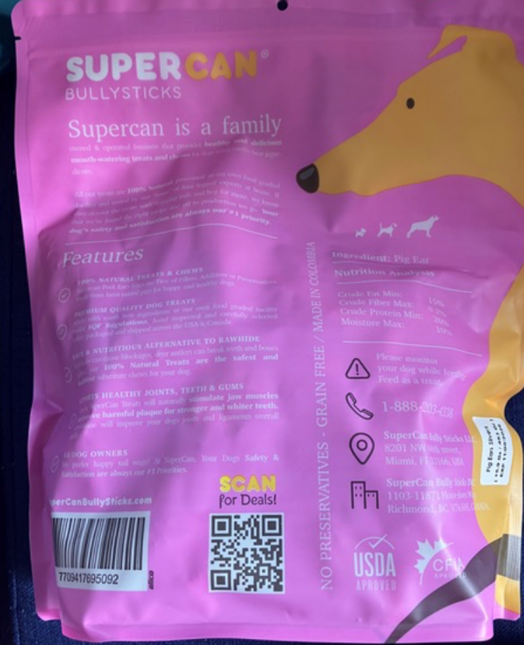 Supercan Pet food & treats — recalled pet food & treats (photo 2)