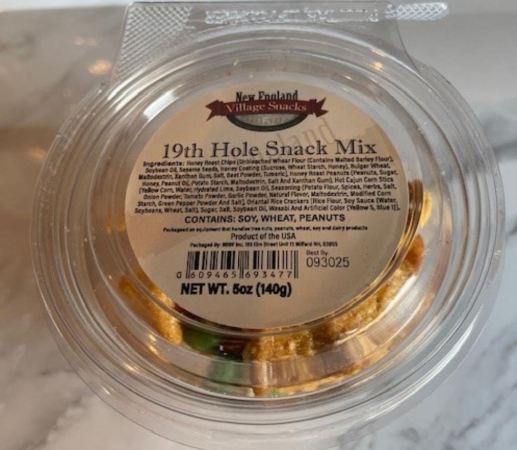 New England Village Snacks Snacks — recalled snacks