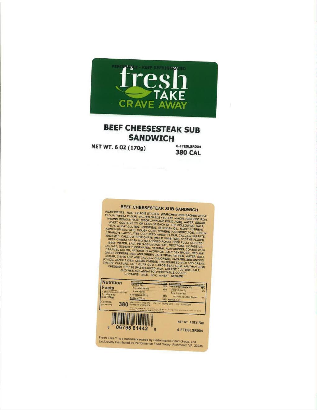 Fresh & Ready Foods, Fresh Take Crave Away, City Point Market Fresh Food to Go Snacks — recalled snacks (photo 2)