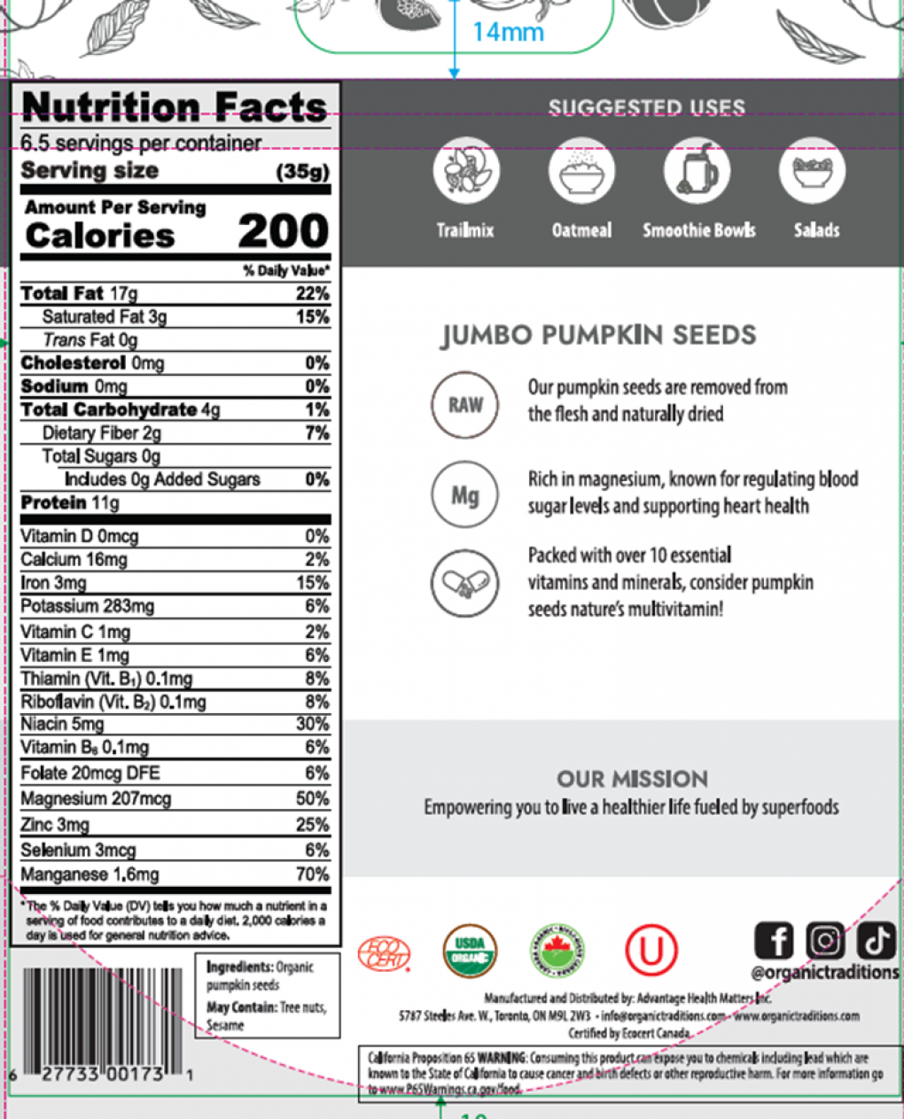 Organic traditions Other food products — recalled other food products (photo 2)