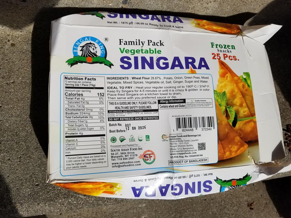 Bengal King Fresh produce — recalled fresh produce