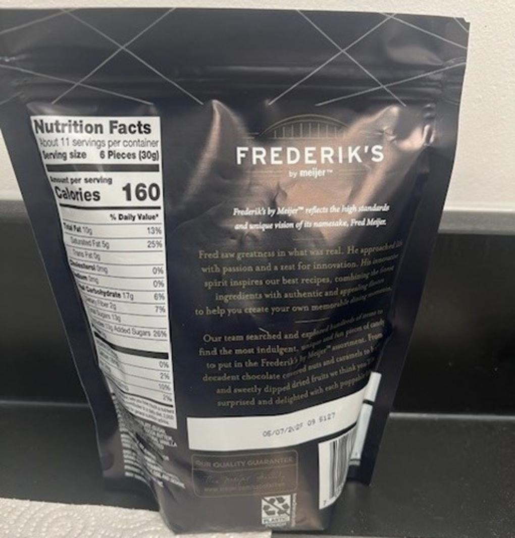 Frederick’s by Meijer Candy & chocolate — recalled candy & chocolate (photo 2)