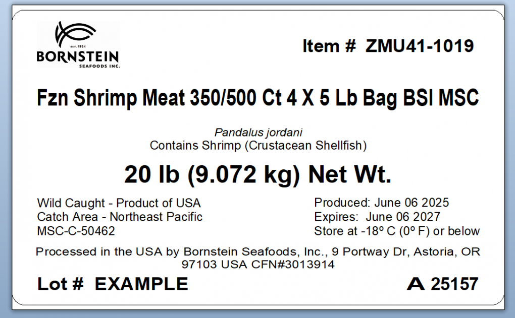 Bornstein Seafoods Seafood — recalled seafood (photo 3)