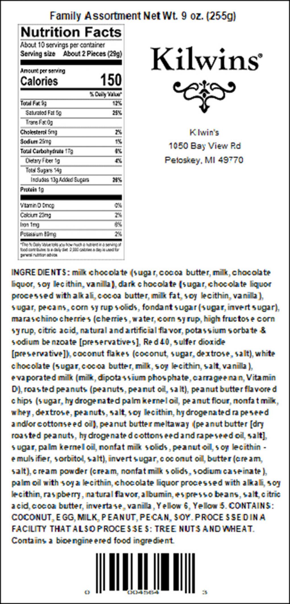 Kilwins Other food products — recalled other food products