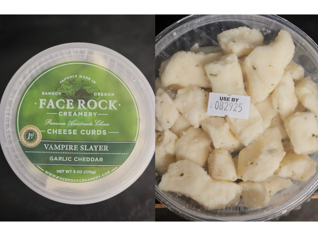 Face Rock Creamery Other food products — recalled other food products