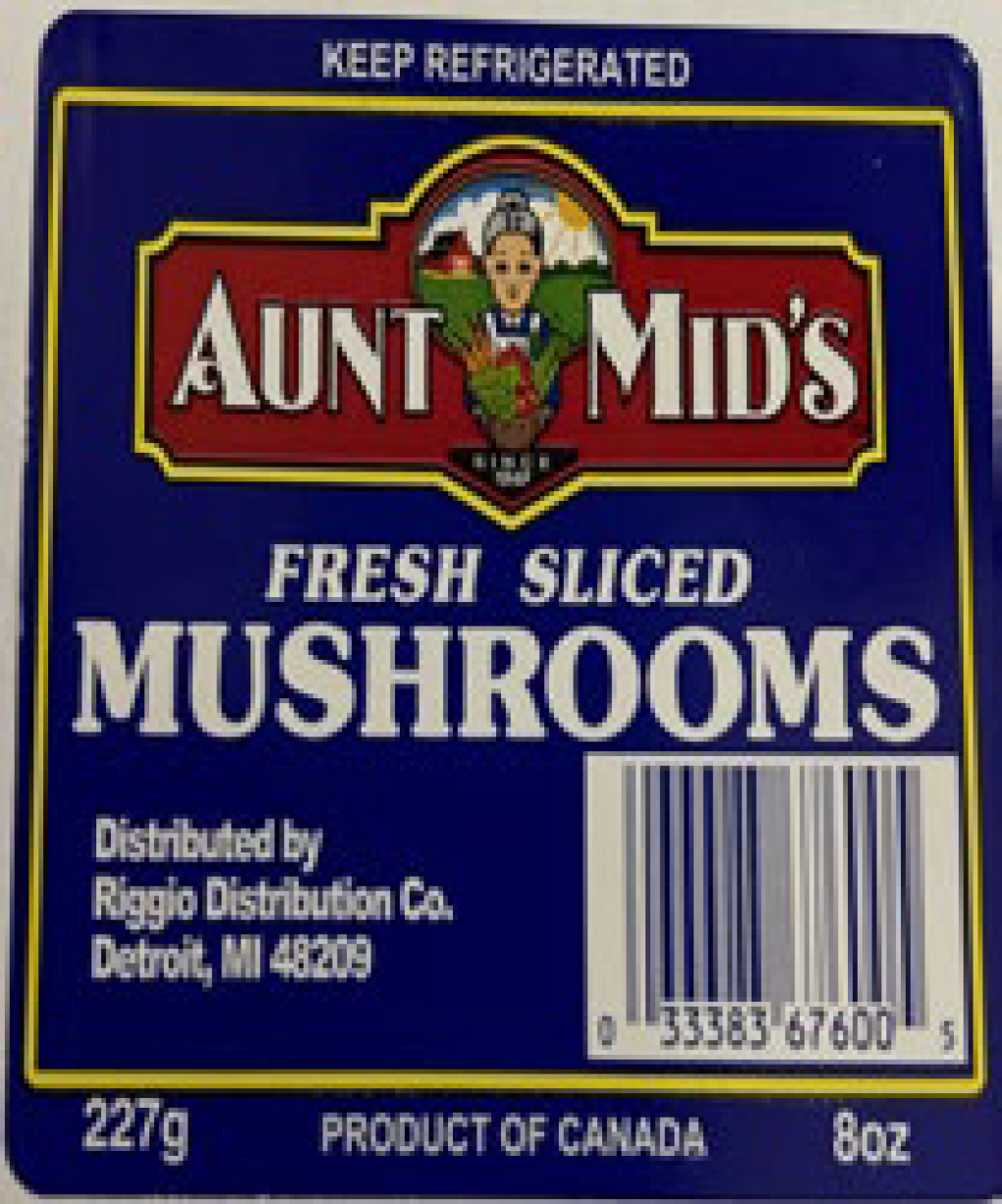 Peeters and Aunt Mid’s Other food products — recalled other food products