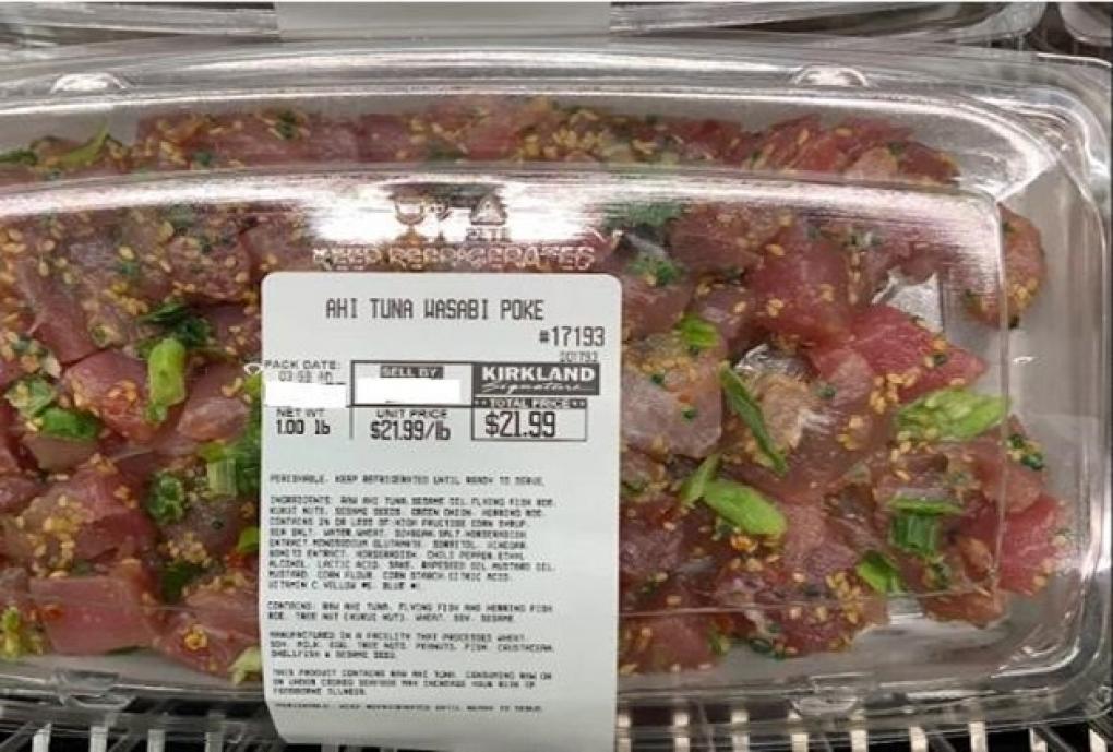 Kirkland Signature Seafood — recalled seafood