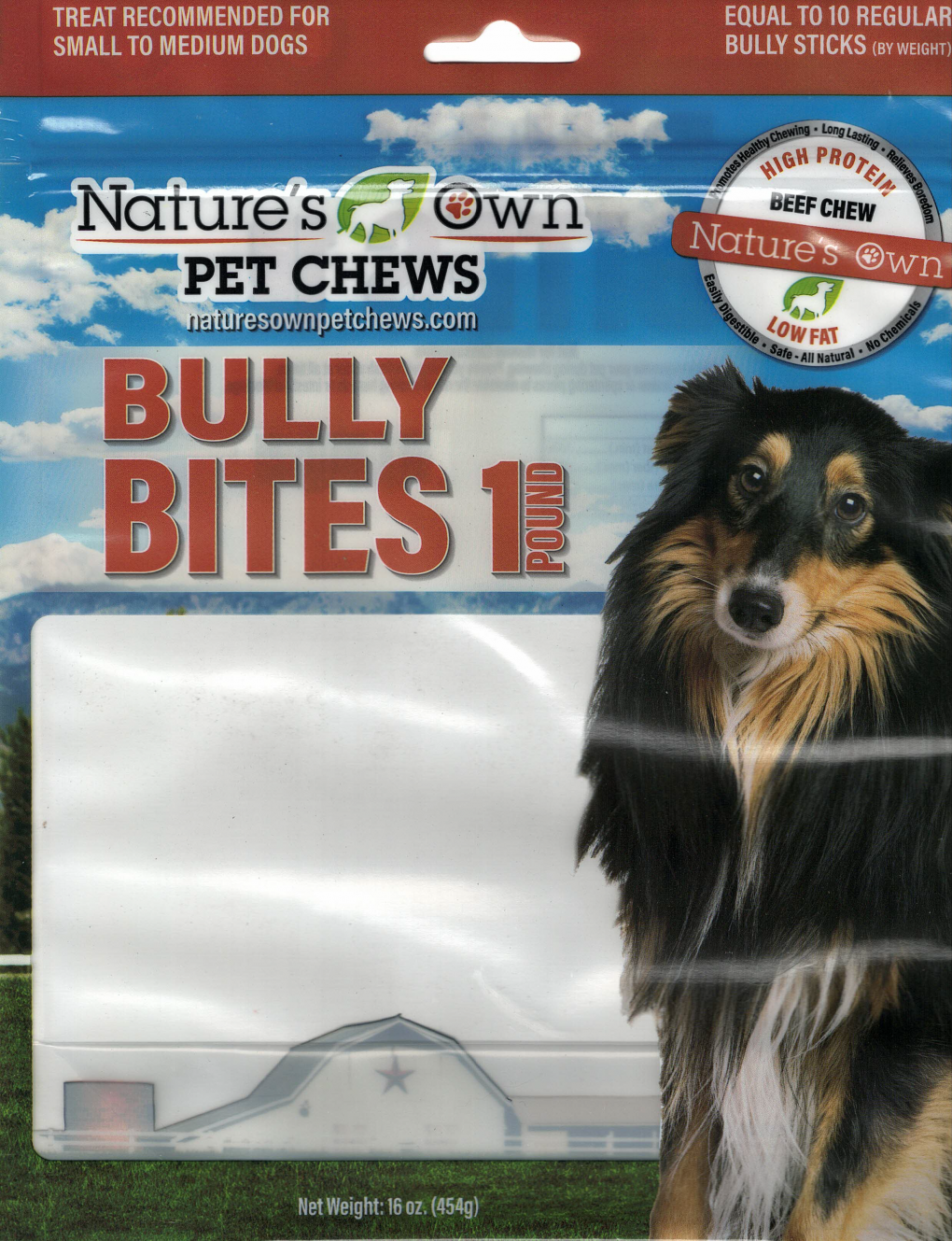 Nature’s Own Pet food & treats — recalled pet food & treats