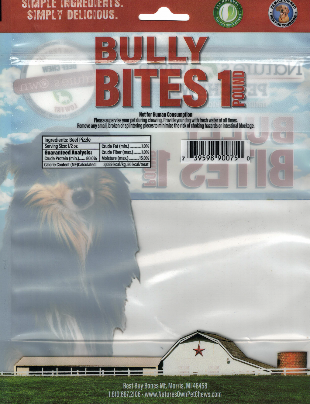 Nature’s Own Pet food & treats — recalled pet food & treats (photo 2)