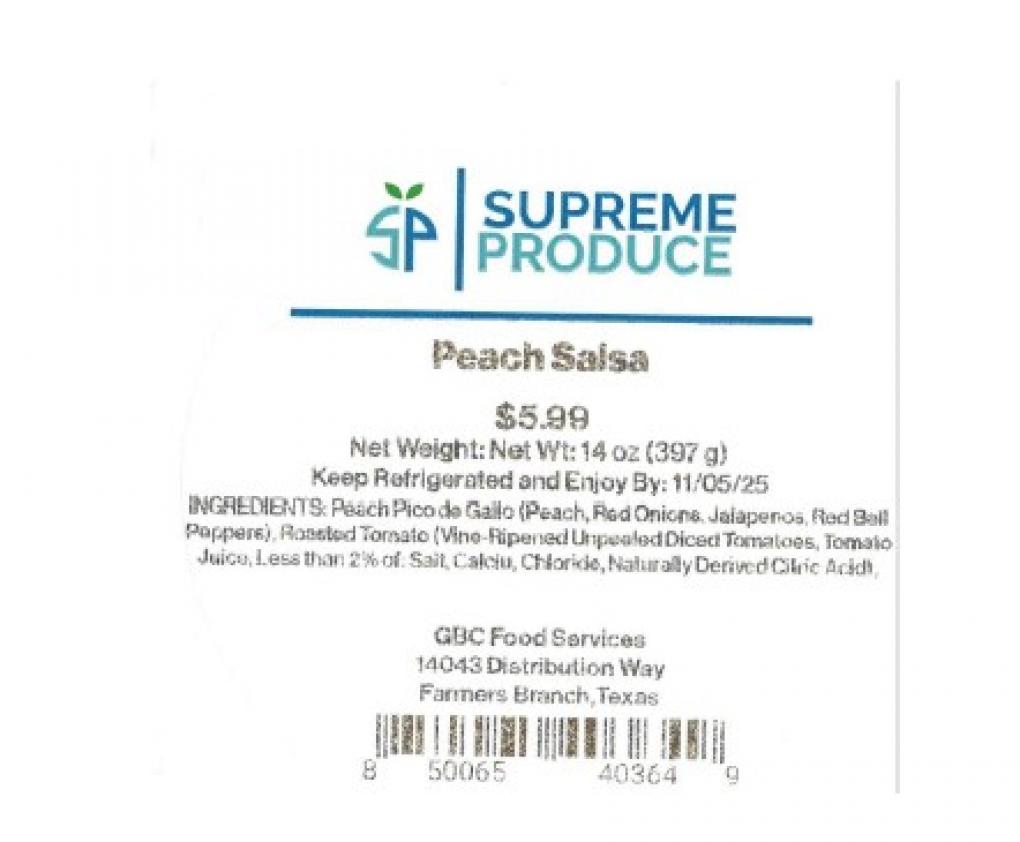 Supreme Produce Fresh produce — recalled fresh produce