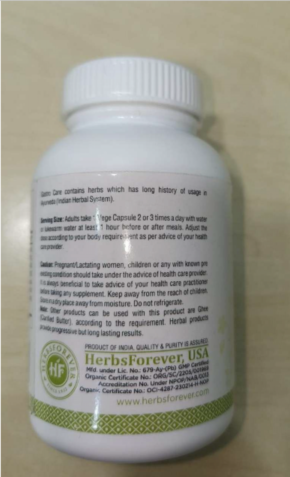 HerbsForever Dietary supplements — recalled dietary supplements (photo 2)