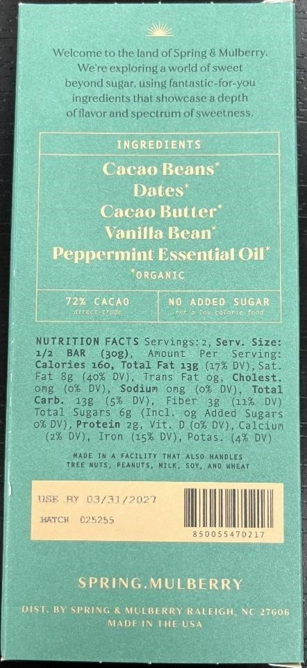 Spring & Mulberry Candy & chocolate — recalled candy & chocolate (photo 2)