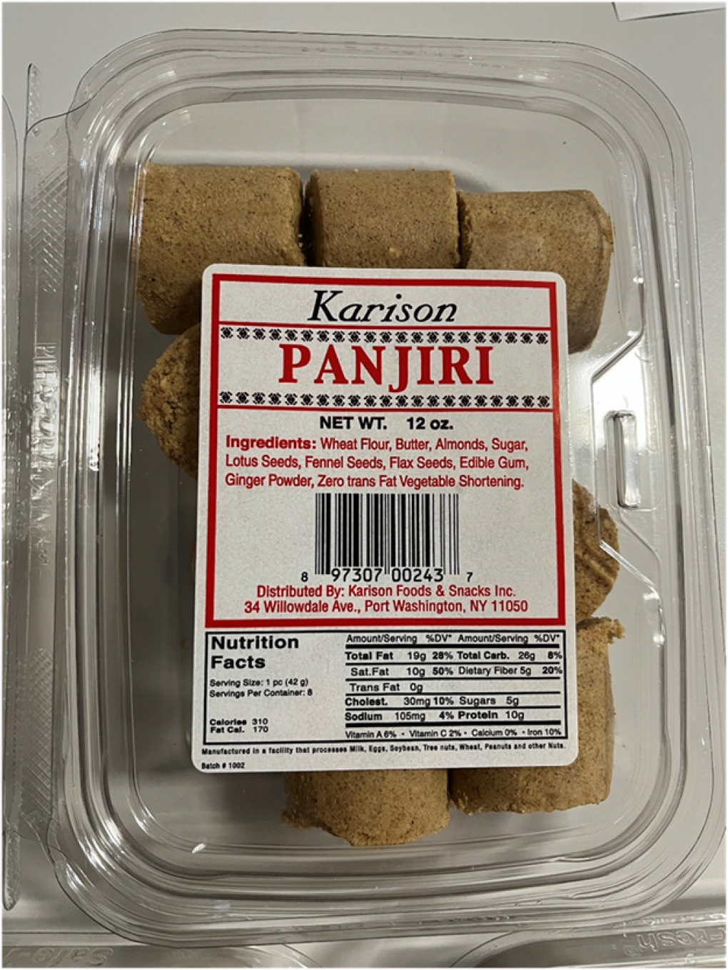 Karison Other food products — recalled other food products