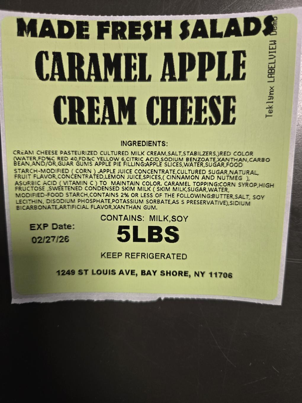 Made Fresh Salad Dairy — recalled dairy (photo 3)