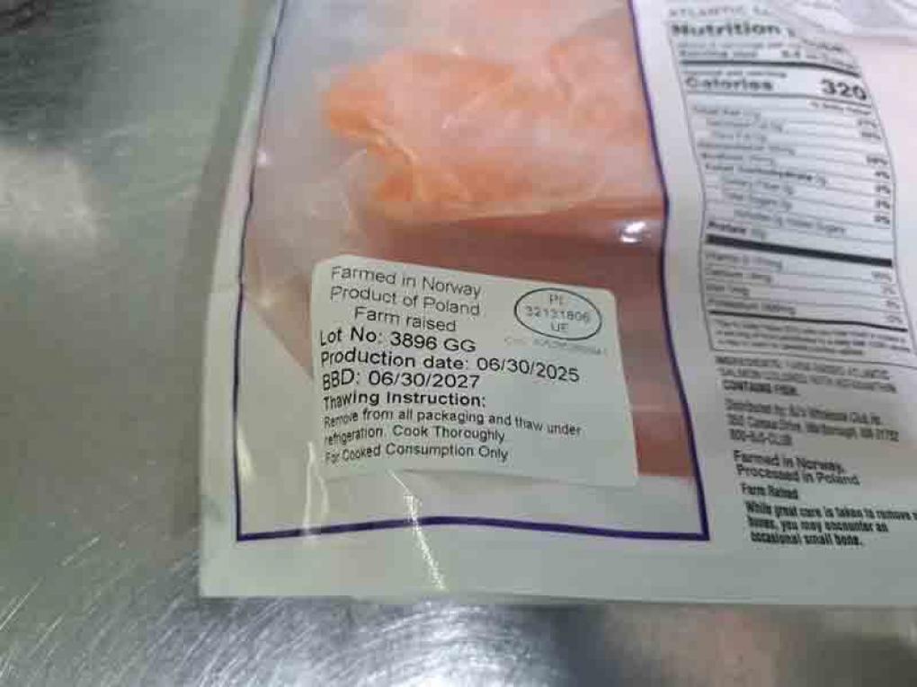 Wellsley Farms Seafood — recalled seafood
