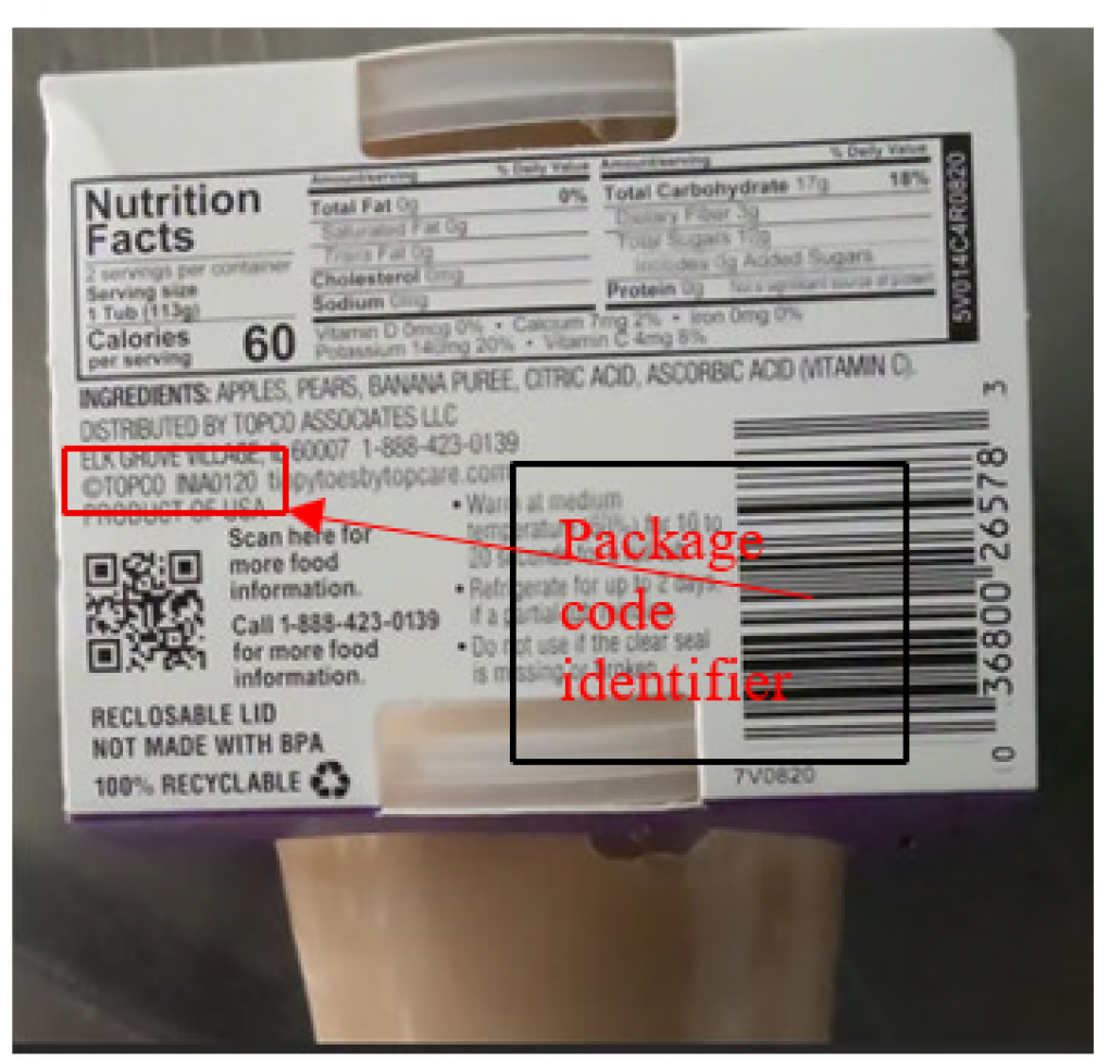 Tippy Toes Infant formula & baby food — recalled infant formula & baby food (photo 2)
