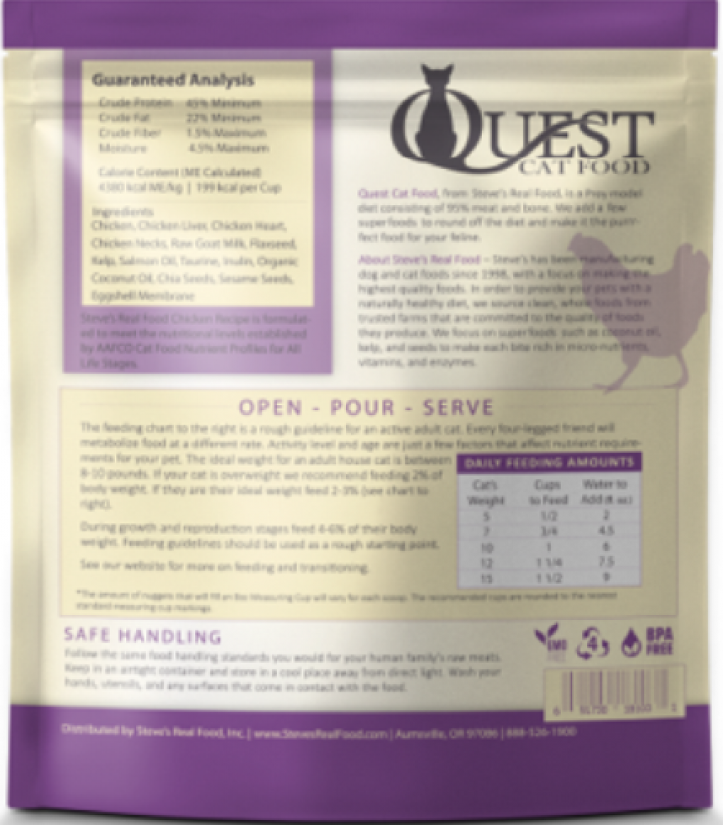 Quest Pet food & treats — recalled pet food & treats