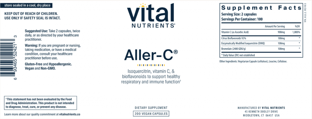 Vital Nutrient Dietary supplements — recalled dietary supplements