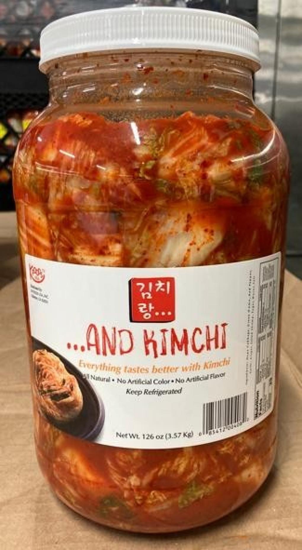 And Kimchi Other food products — recalled other food products