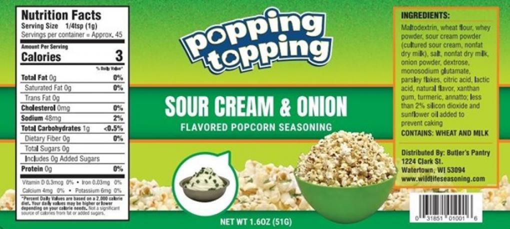 Wildlife Seasoning Snacks — recalled snacks