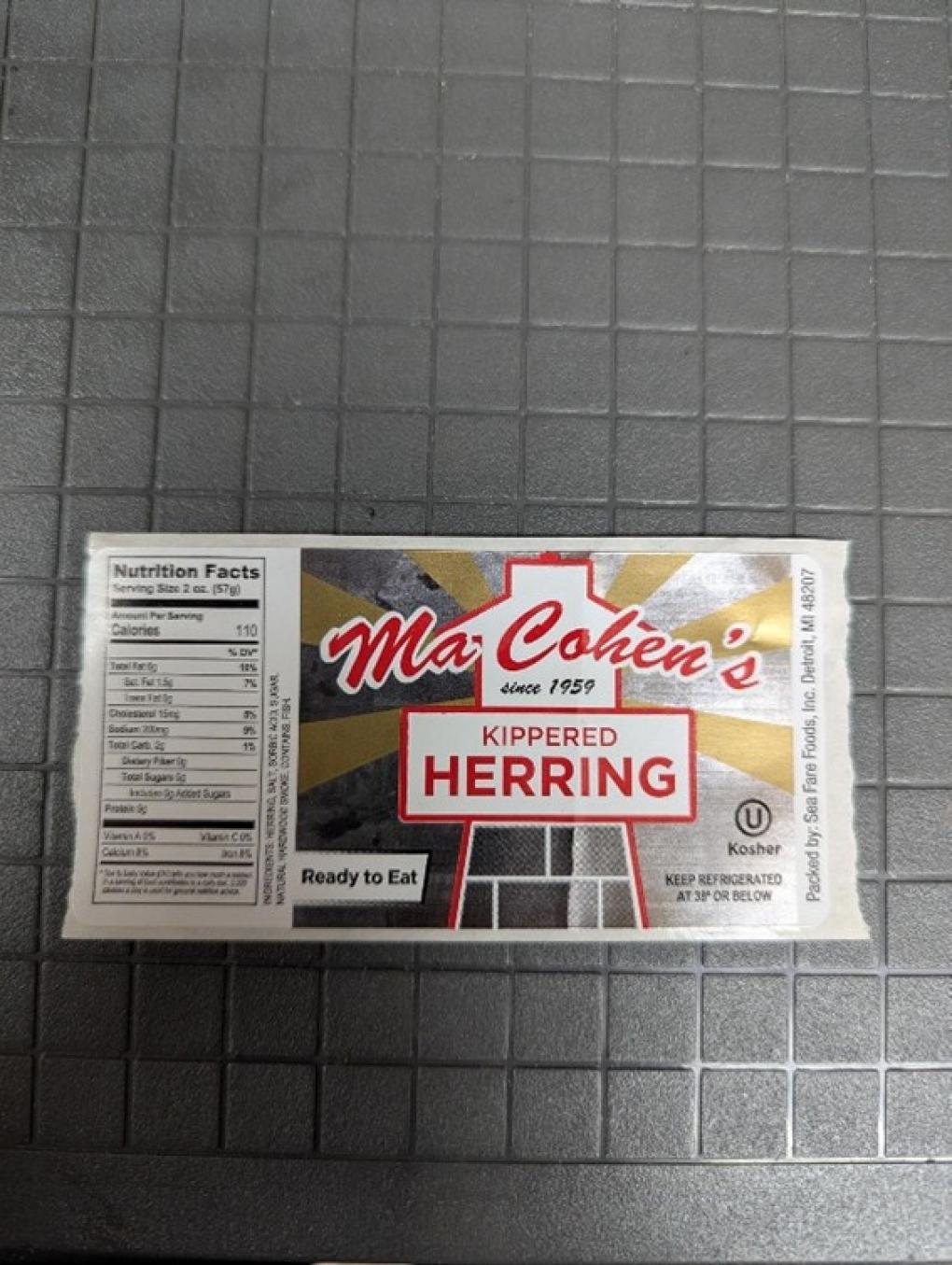 Ma Cohen’s Other food products — recalled other food products