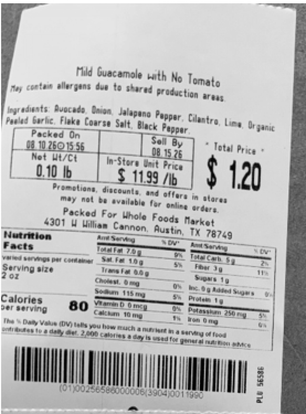Whole Foods Market Sauces & dips — recalled sauces & dips