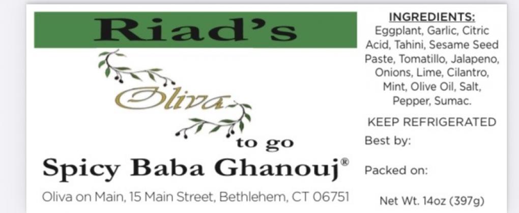 Riad's Oliva to Go Sauces & dips — recalled sauces & dips (photo 2)