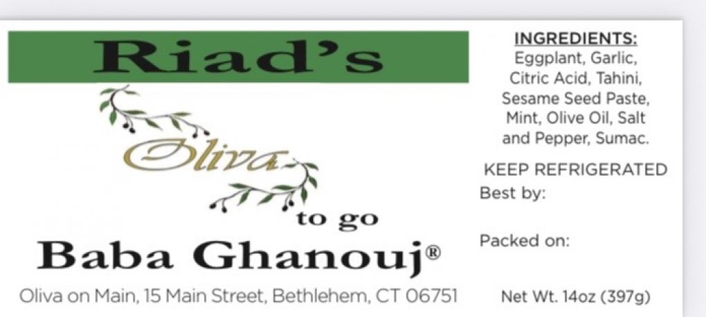 Riad's Oliva to Go Sauces & dips — recalled sauces & dips (photo 3)
