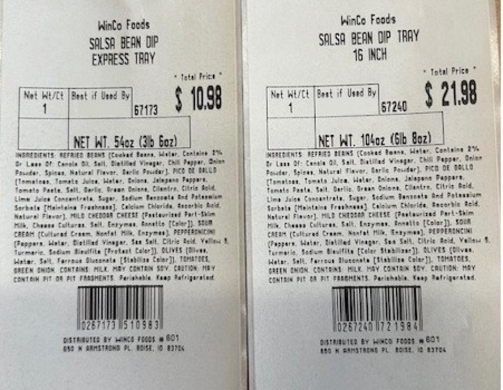 WinCo Foods Sauces & dips — recalled sauces & dips (photo 2)