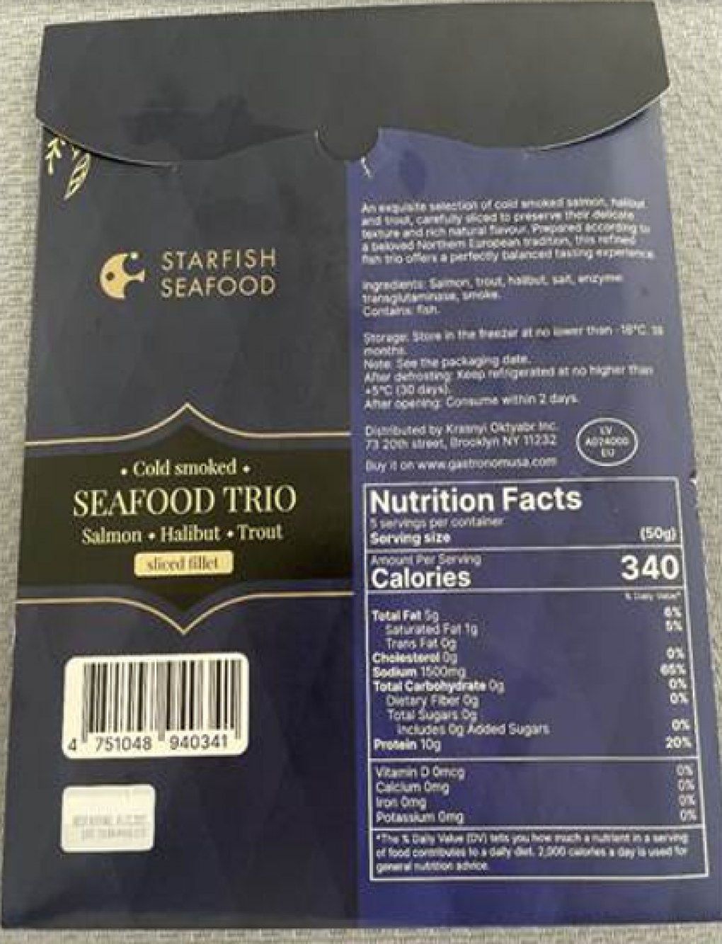 Starfish Seafood Seafood — recalled seafood (photo 2)