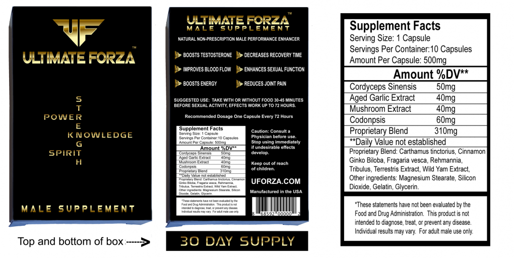 Ultimate Forza Dietary supplements — recalled dietary supplements (photo 2)